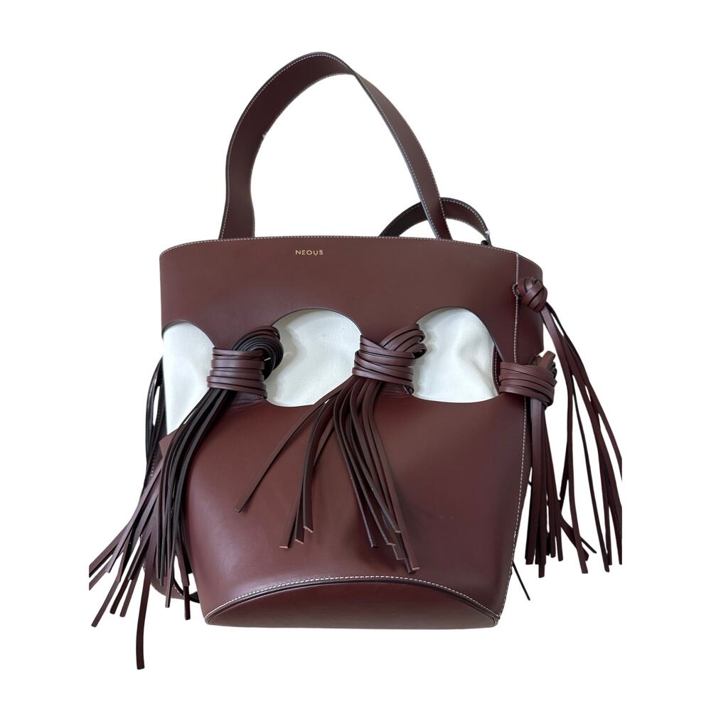 NEOUS Venus Bucket Shoulder Bag Calfskin leather Chocolate Brown - Picture 4 of 13